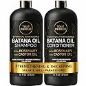 Batana Oil Shampoo and Conditioner Set for Men & Women with Rosemary & Castor Oil - Hair Growth Shampoo & Sulfate-Free Hair Strengthening for Dry Beauty & Personal Care TRUÉ PURSUÉ