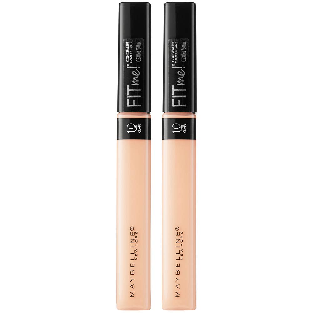 Maybelline New York Fit Me Liquid Concealer Makeup, Soft Tan, 0.23 Fl Oz, Pack of 2