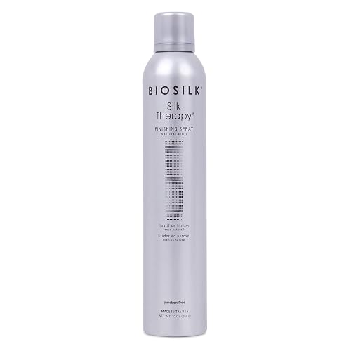 BioSilk Silk Therapy Finishing Spray, Natural Hold, Hairspray for Long-Lasting Styles, Adds Shine & Pliable Hold, Fast-Drying, Weightless Beauty & Personal Care BioSilk
