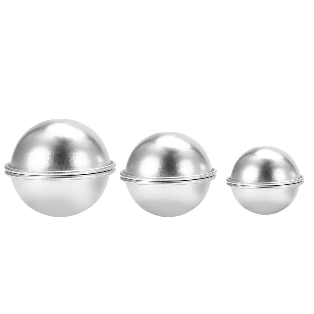 Ymiko Professional Bath Bomb Moulds, DIY Bath Bomb Fizzy Crafting Tools for Bath Bombs Handmade Aluminium Alloy Bath Bomb Molds (#7) Beauty and Personal Care Ymiko