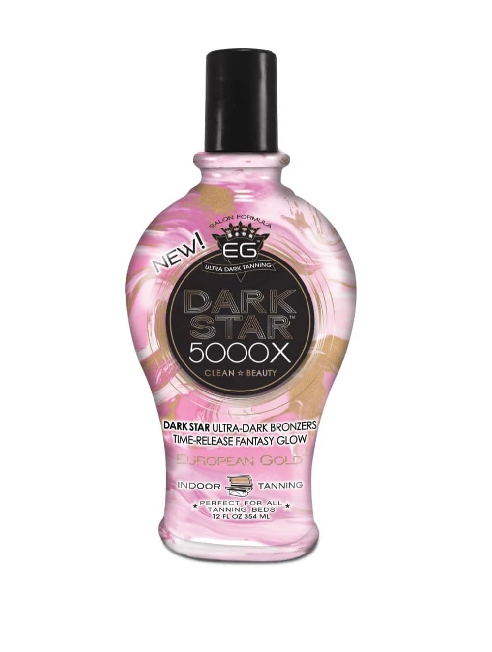 European Gold Dark Star 5000X Indoor Tanning Lotion for Tanning beds, 12 fl oz Beauty & Personal Care European Gold