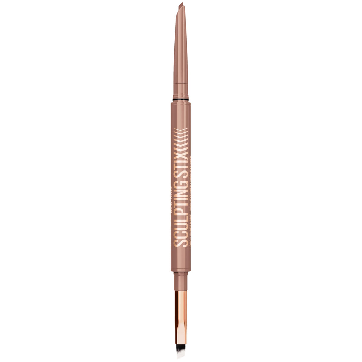 MAYBELLINE Sculpting Stix 2-in-1 Eyeliner, Dual Ended Brown Eye Liner With Up to 24HR Wear, Smudge and Sweat-Resistant Eye Makeup Formula, Hazy Taupe