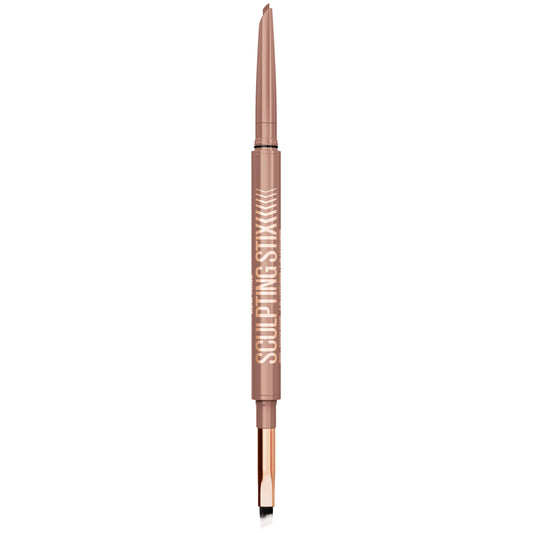 MAYBELLINE Sculpting Stix 2-in-1 Eyeliner, Dual Ended Brown Eye Liner With Up to 24HR Wear, Smudge and Sweat-Resistant Eye Makeup Formula, Hazy Taupe