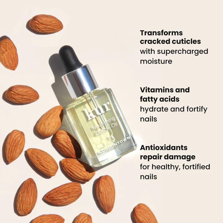 LONDONTOWN Nourishing Cuticle Oil - Moisturizing Nail Care for Growth and Strength for Dry Damaged Cuticles, Vegan & Cruelty Free - .40fl oz Beauty & Personal Care LONDONTOWN