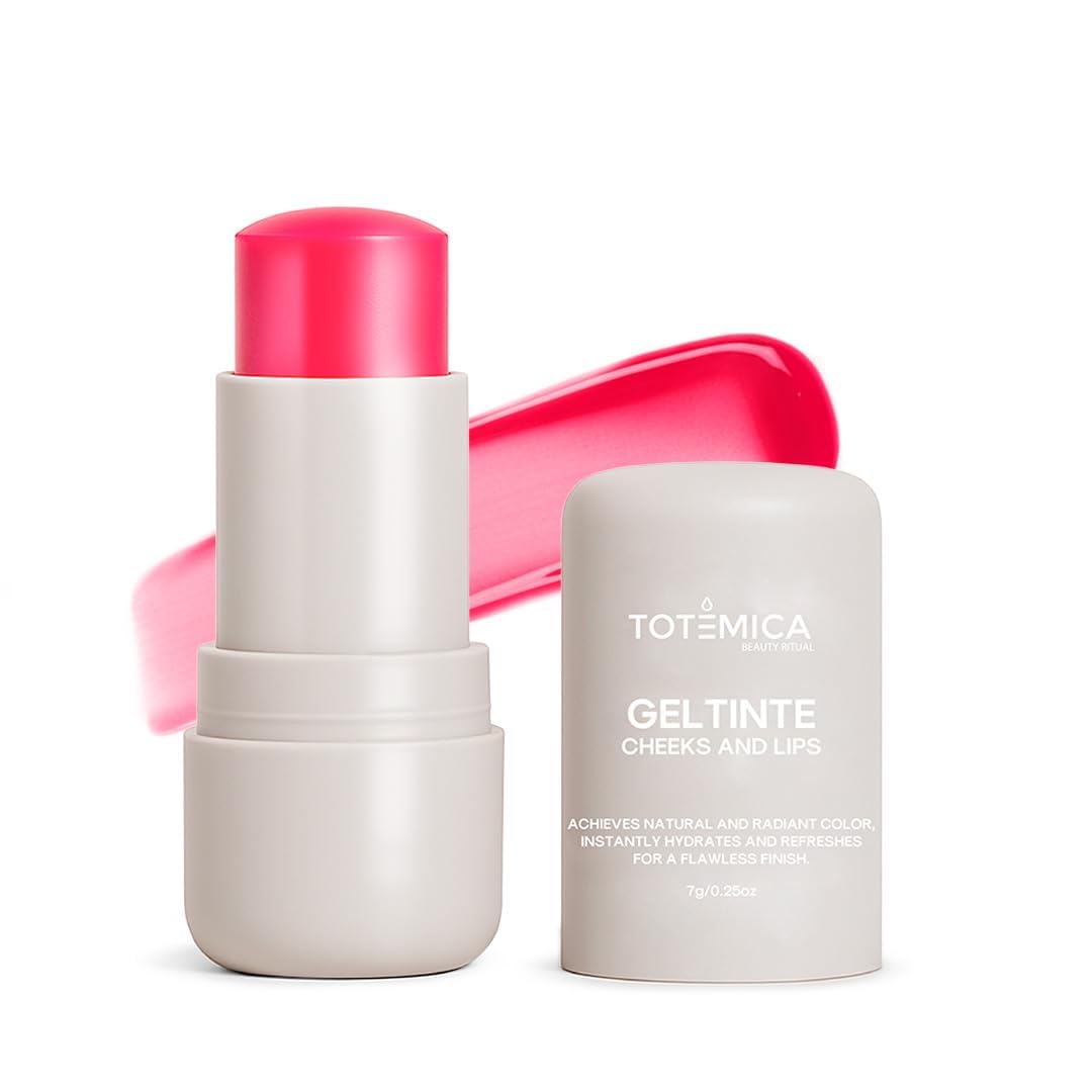 TOTEMICA Cooling Water Jelly Tint, Lip & Cheek Stain | Intense Red