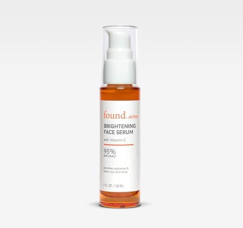 Found Active Brightening Face Serum with Vitamin C Lightweight Gel Formula with Rich Antioxidants that Support a More Radiant Complexion, 1 Fl Oz Beauty & Personal Care Found Active