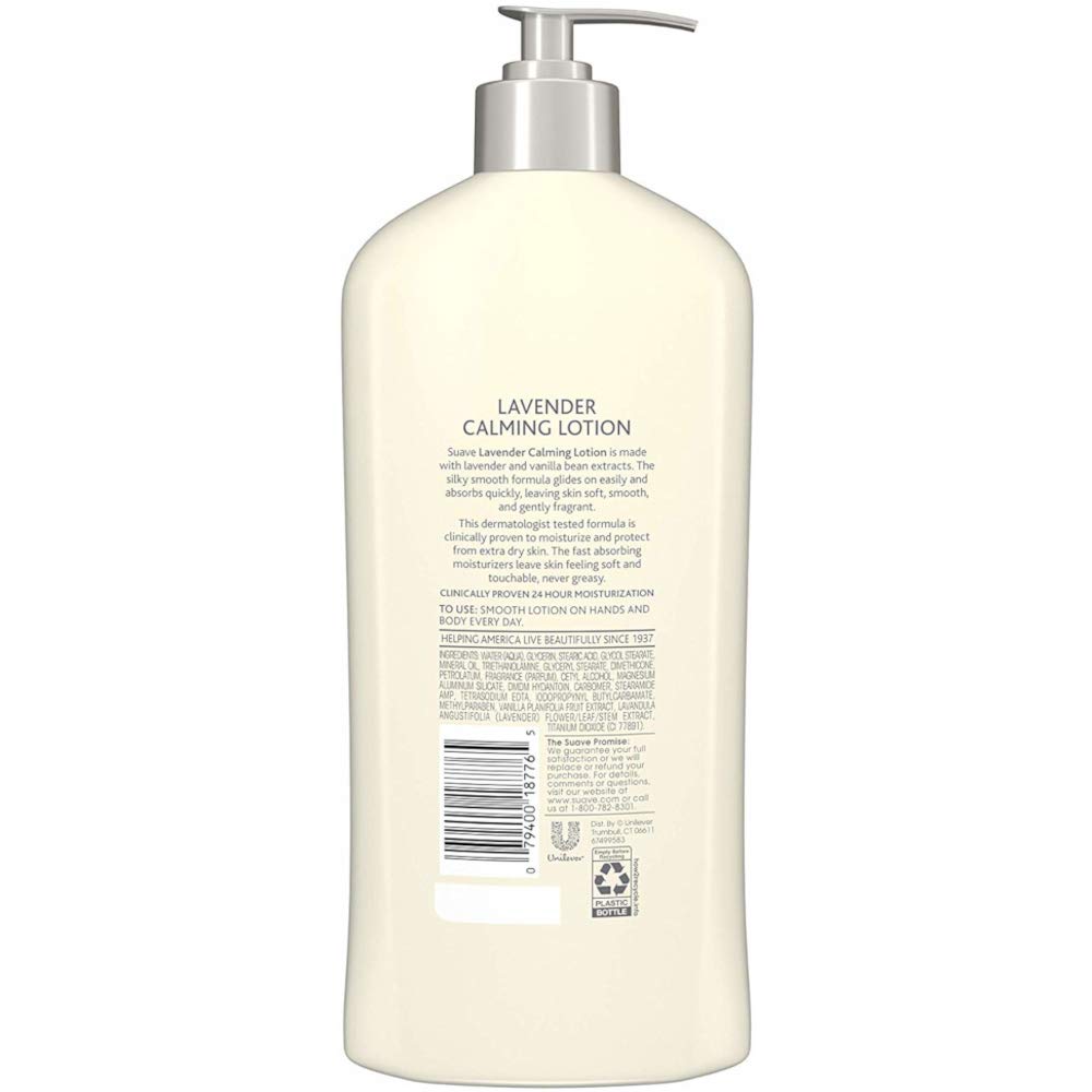 Suave Body Lotion Lavender Vanilla, 18 Fluid Ounce (Pack Of 2) Beauty & Personal Care Suave