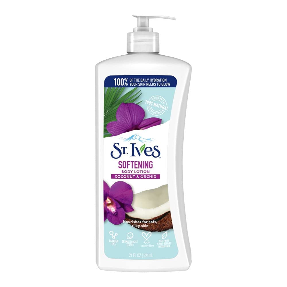 St. Ives Softening Body Lotion Coconut & Orchid Extract 21 oz (Pack of 2) Beauty & Personal Care St. Ives