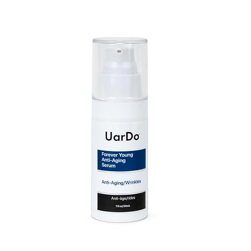 Uardo Forever Young Anti-Aging Serum 1 Fl Oz / 30 ml - usn103 | For Wrinkles, Fine Lines | Increases Skin Firmness | With Antioxidants & Peptides | Beauty & Personal Care Uardo