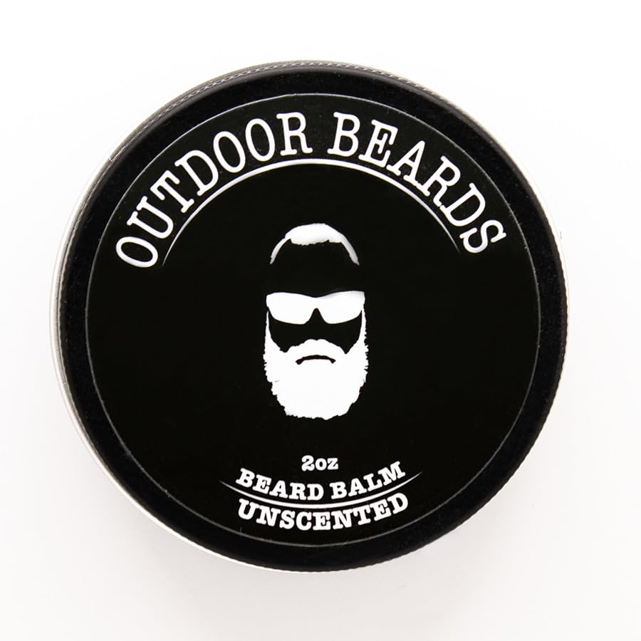 Outdoor Beards Beard Balm - 2 oz Cleansing Balm for Beards Short or Long - Beard Conditioner for Men - Essential Moisturizer for Every Man's Beard Beauty and Personal Care Outdoor Beards