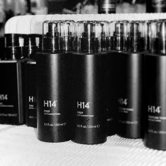 H14 PREP Cut & Shave Tonic for Men - Pre-Shave & Haircut Spray with Panthenol & Glycerin, 8.5 fl oz / 250 ml - Soothes Skin & Reduces Razor Burn Beauty & Personal Care H14