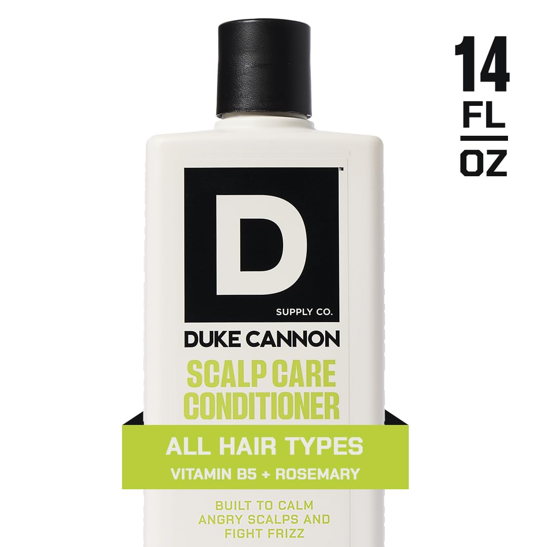 Duke Cannon Superior Grade Scalp Care Shampoo & Conditioner Bundle, 2-Pack, 14 oz Each - Deep Cleansing, Scalp Soothing, Sulfate-Free, Moisturizing Beauty & Personal Care Duke Cannon Supply Co.