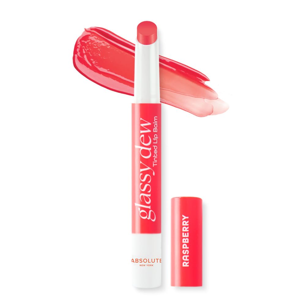 Absolute New York Glassy Dew Tinted Lip Balm (MLGD06 Raspberry) Beauty and Personal Care Absolute New York