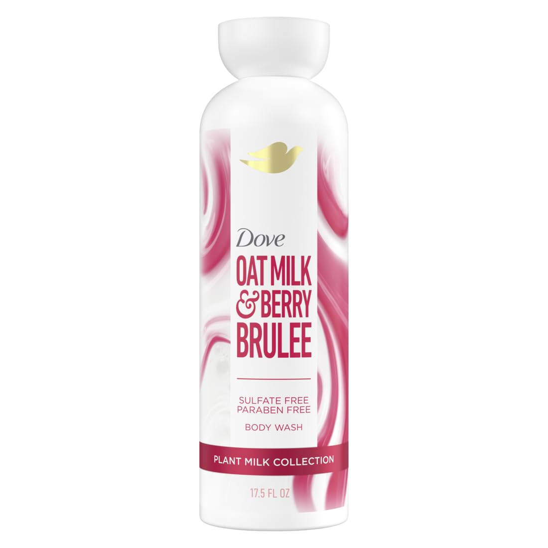 Dove Plant Milk Cleansing Body Wash Oat Milk & Berry Brulee for Moisturized Skin Gentle Cleanser, No Sulfate or Parabens, pH balanced 17.5 fl oz Beauty & Personal Care Dove