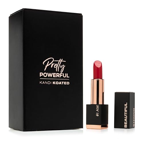 Kandi Koated Pretty Powerful Lipstick [Authentic] Matte Lip Color by Kandi Burruss | Special Edition Packaging | Creamy Texture, Rich Color, Beauty & Personal Care Kandi