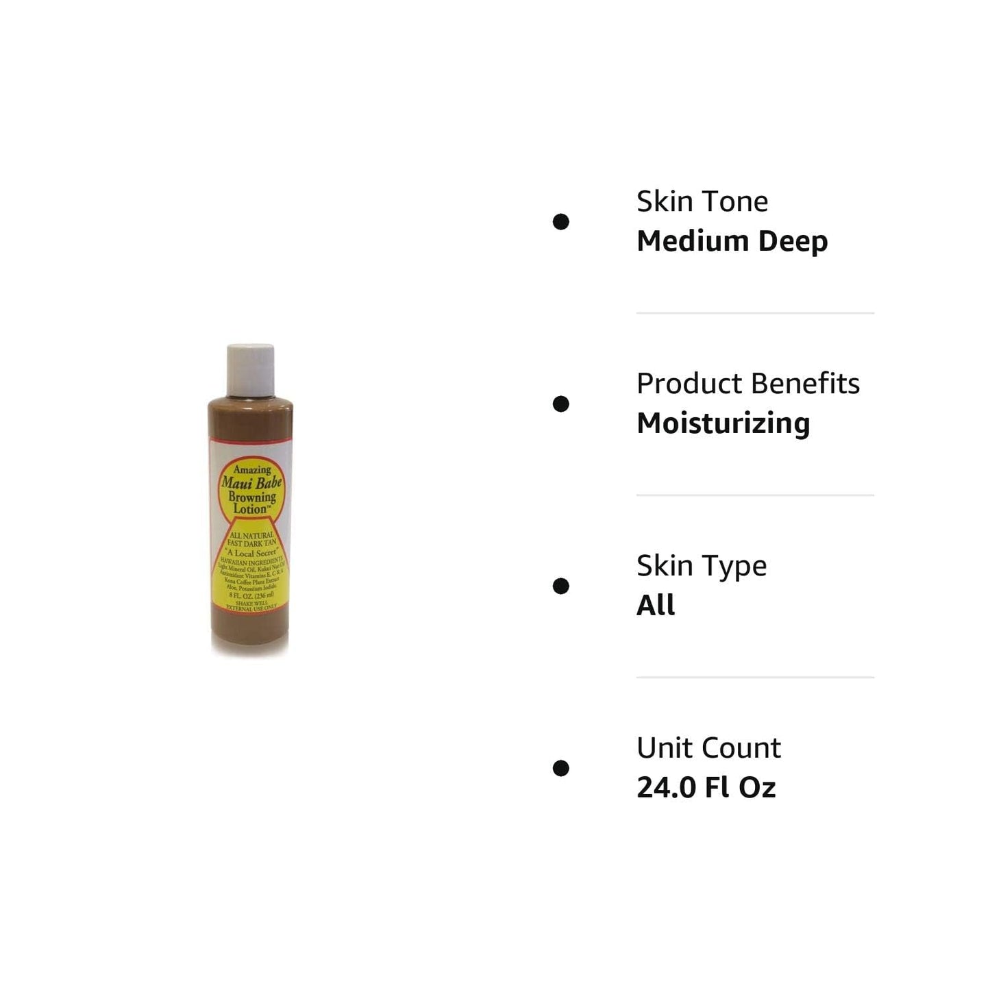 Maui Babe - Browning Lotion - 8oz, 3 pack Beauty & Personal Care Maui Babe