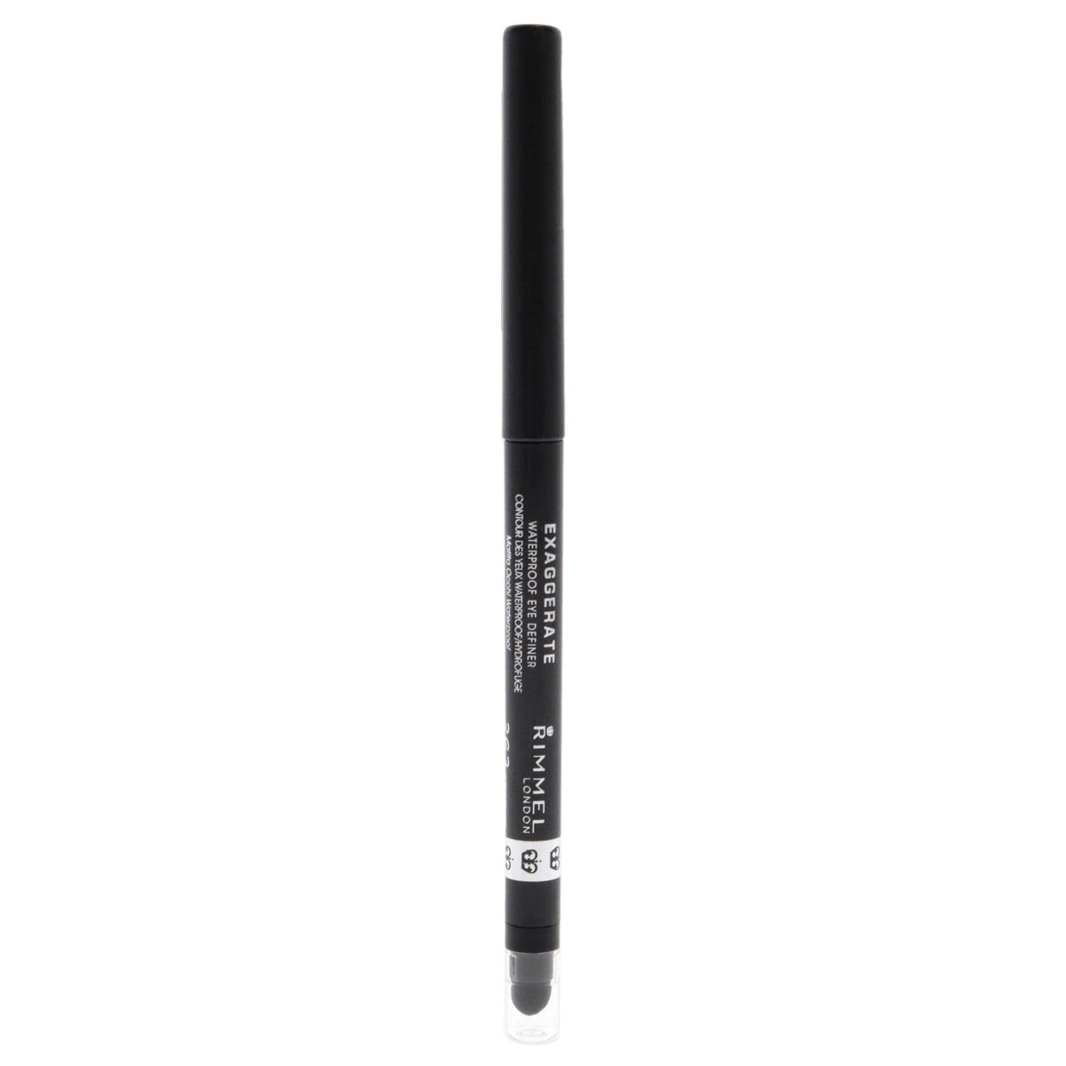Rimmel London Exaggerate Eye Definer Crayon Waterproof - 263 Starlit Black Eyeliner Women 0.01 oz Beauty & Personal Care Rimmel