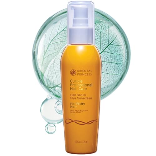 Oriental Princess Cuticle Professional Hair Care Hair Serum Plus Sunscreen for Fluffy Hair 125 ML. Beauty & Personal Care Oriental Princess