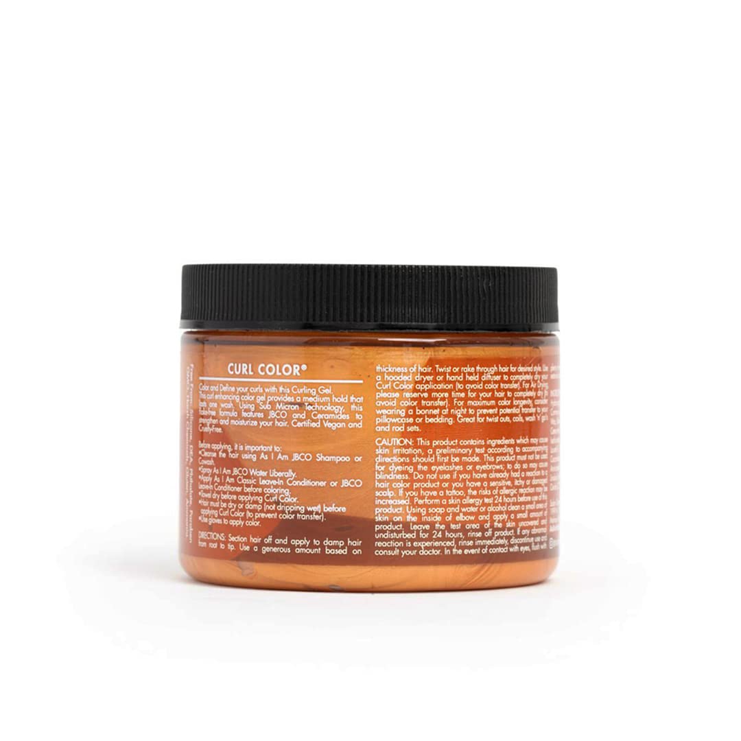 As I Am Curl Color - Bold Gold - 6 oz - Temporary Color & Curling Gel - Medium Hold - Vegan & Cruelty Free Beauty & Personal Care As I Am