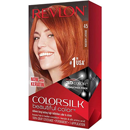 Revlon ColorSilk Beautiful Color [45], Bright Auburn, 1 Pack Beauty & Personal Care COLORSILK