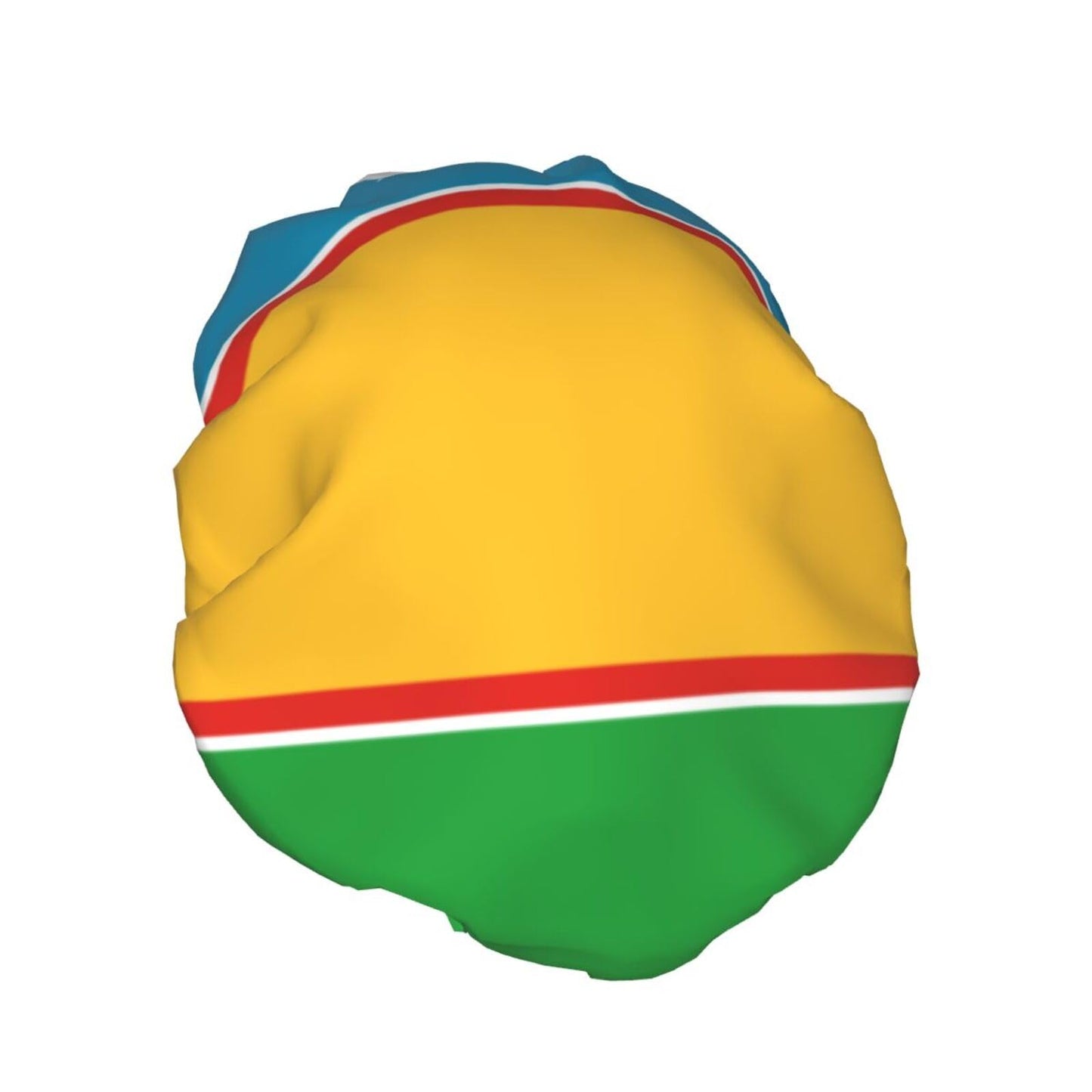 Karakalpakstan Flag Prints Shower Cap Double Layer Lined Waterproof Bathing Shower Hat Beauty and Personal Care Hayyett