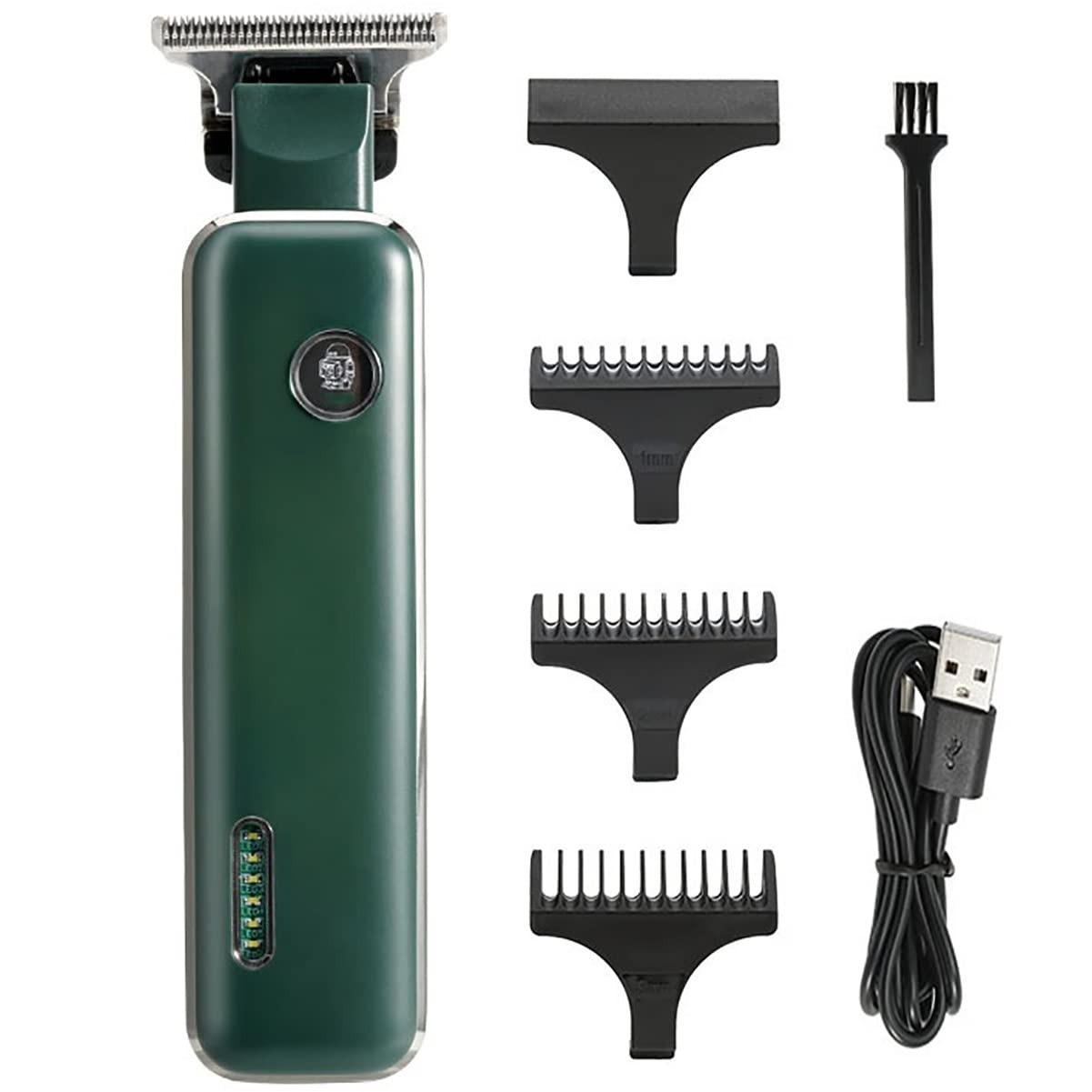 GLESVOWIO Pro Hair Clipper T Blade Trimmer Zero Gapped Trimmers 0mm Baldhead Hair Clippers for Men USB Rechargeable Clippers for Hair Cutting Machine Beauty and Personal Care GLESVOWIO