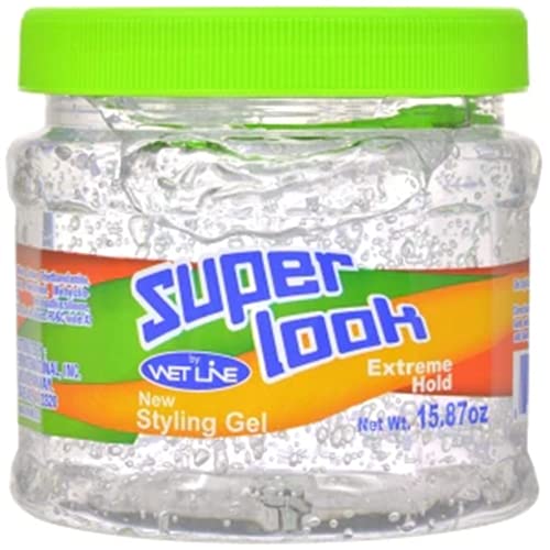 Wet Line Super Look Extreme Hold Styling Gel, 15.87 oz Beauty & Personal Care TG