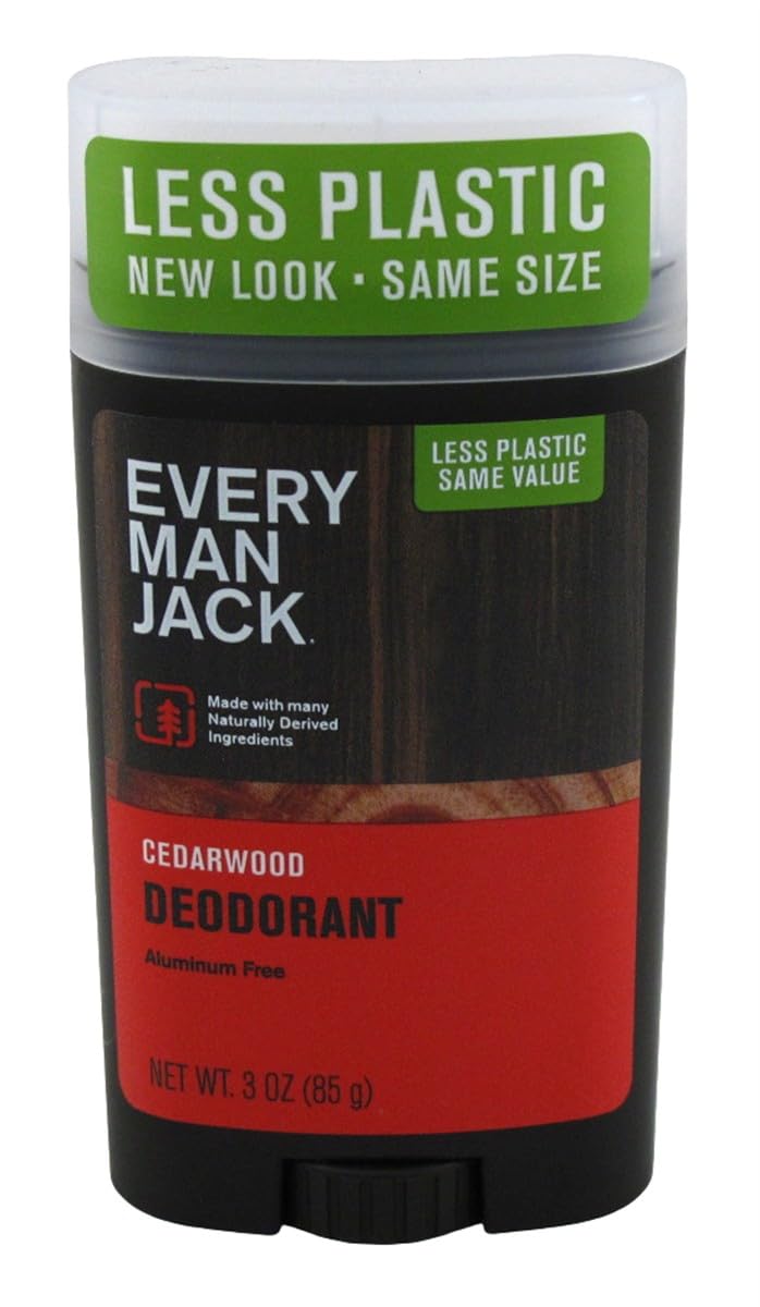 Every Man Jack Deodorant 3 Ounce Cedarwood (Aluminum-Free) (88ml) (Pack of 2) Beauty and Personal Care Every Man Jack
