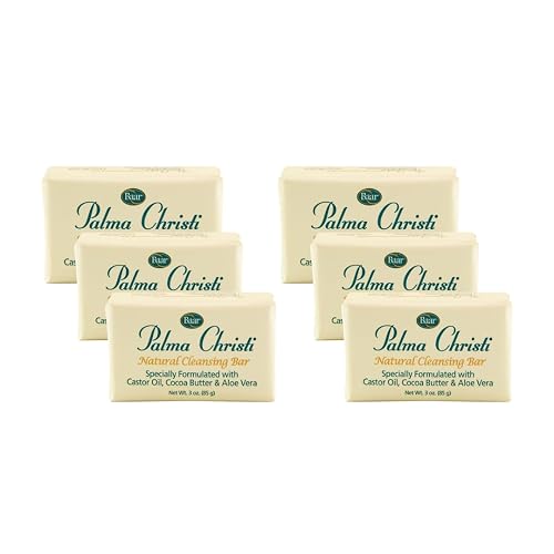 Baar Palma Christi (Castor Oil) Natural Cleansing Bar Soap, 6 bar set Beauty & Personal Care Baar