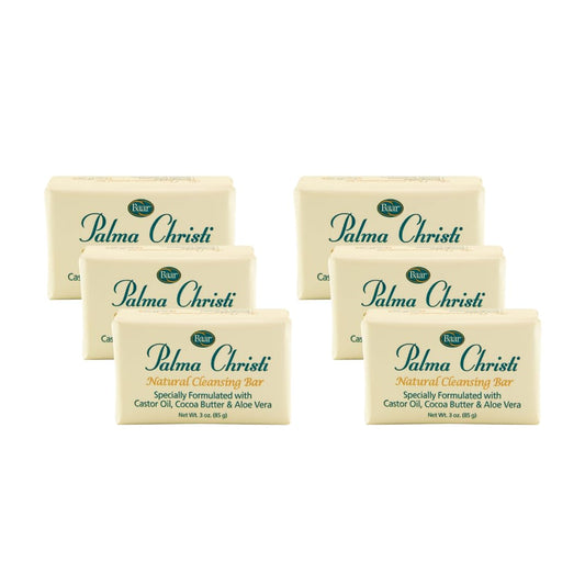 Baar Palma Christi (Castor Oil) Natural Cleansing Bar Soap, 6 bar set Beauty & Personal Care Baar
