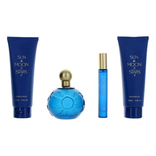 Sun Moon Stars by United Colors, 4 Piece Gift Set for Women Beauty & Personal Care SUN MOON STARS