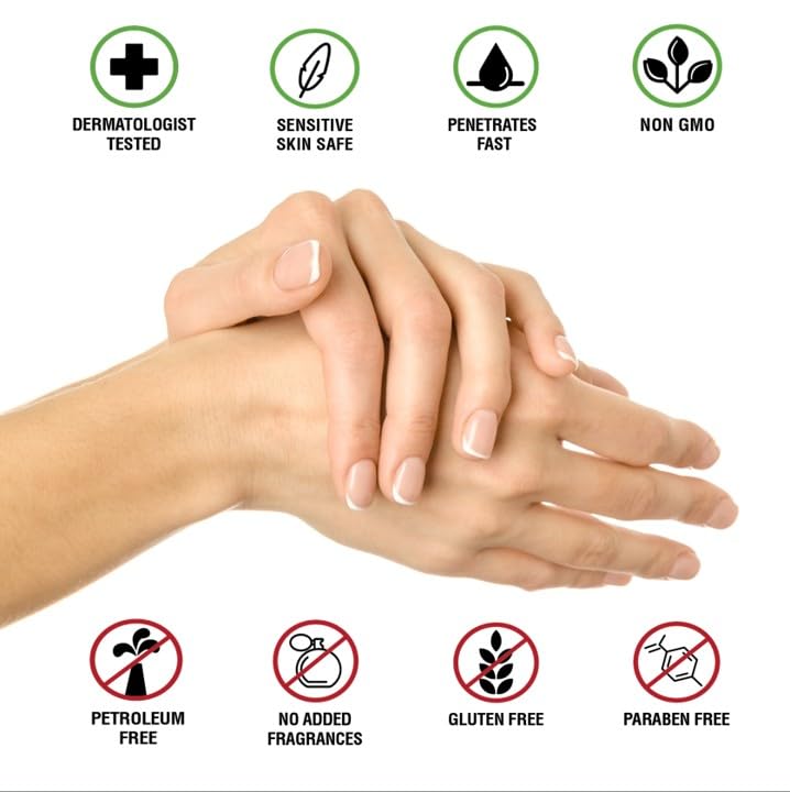 Adamia Therapeutic Repair Hand Cream with Macadamia Nut Oil and Promega-7, 3 Ounce Tube - Fragrance Free, Paraben Free, Non GMO. Beauty & Personal Care Adamia