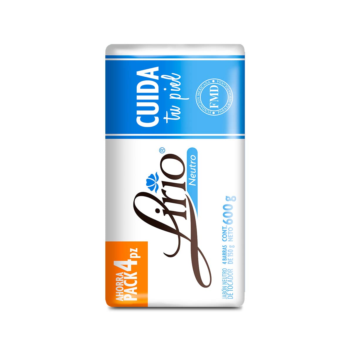 Lirio Neutro Bar Soap, Mild Scent, No Harsh Chemicals, 5.3 Ounce, Pack of 4 Beauty & Personal Care Lirio