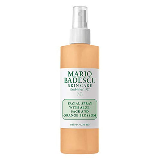 Mario Badescu Facial Spray with Aloe, Sage and Orange Blossom for All Skin Types | Face Mist that Hydrates & Uplifts | 8 FL OZ Beauty & Personal Care Mario Badescu