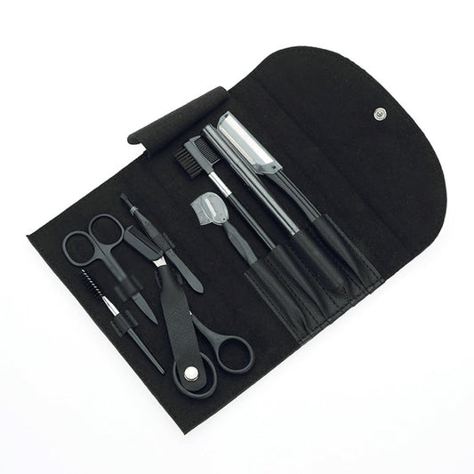 AFPSDLFJDLS Beauty Tools Eyebrow Scraper 8-Piece Set Eyebrow Eyebrow Clipper Beauty Eyebrow Clipper Set Beauty and Personal Care AFPSDLFJDLS