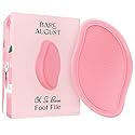 Bare August Glass Foot File Callus Remover- Heel Scraper & in Shower Foot Scrubber Dead Skin Remover - Pedicure Foot Buffer for Soft Feet Beauty & Personal Care Bare August