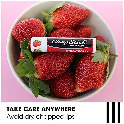 ChapStick Classic, Strawberry Flavor, 0.15 oz (Pack of 4) Beauty & Personal Care ChapStick