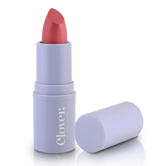 Clover Comfy Matte Lipstick | Non Drying Lipstick, Moisturizing And Lightweight, High Pigmented tick | Cruelty-Free & Vegan Lip Makeup | Shade - Bunny Beauty & Personal Care Clover