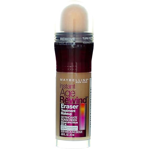 Maybelline Instant Age Rewind Eraser Treatment Makeup, Medium Beige [300] 0.68 oz (Pack of 2) Beauty & Personal Care MAYBELLINE