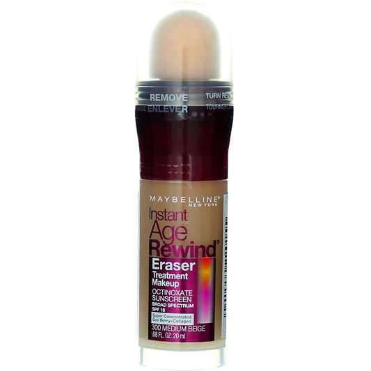 Maybelline Instant Age Rewind Eraser Treatment Makeup, Medium Beige [300] 0.68 oz (Pack of 2) Beauty & Personal Care MAYBELLINE