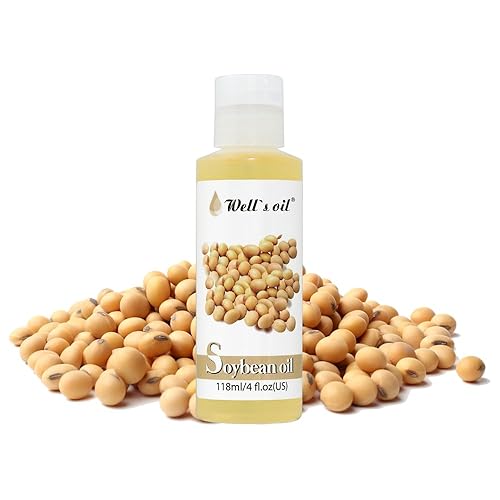 Well's 100% Pure Soybean Oil - Natural Carrier for Hair Growth, Eyelashes, Brows, Skin & Nails Moisturization | Cold Pressed, 4 fl oz Beauty & Personal Care Well's Oil