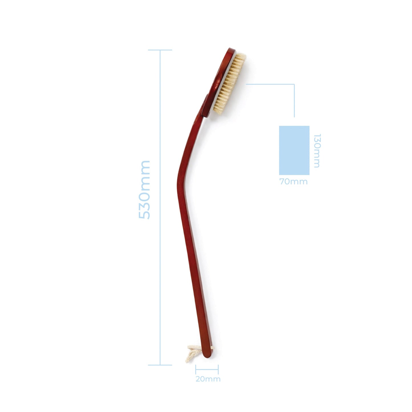 Aidapt Extra Long Handle Shower Bath Brush Back Scrubber for Washing Hard to Reach Areas Aid Beauty and Personal Care Aidapt