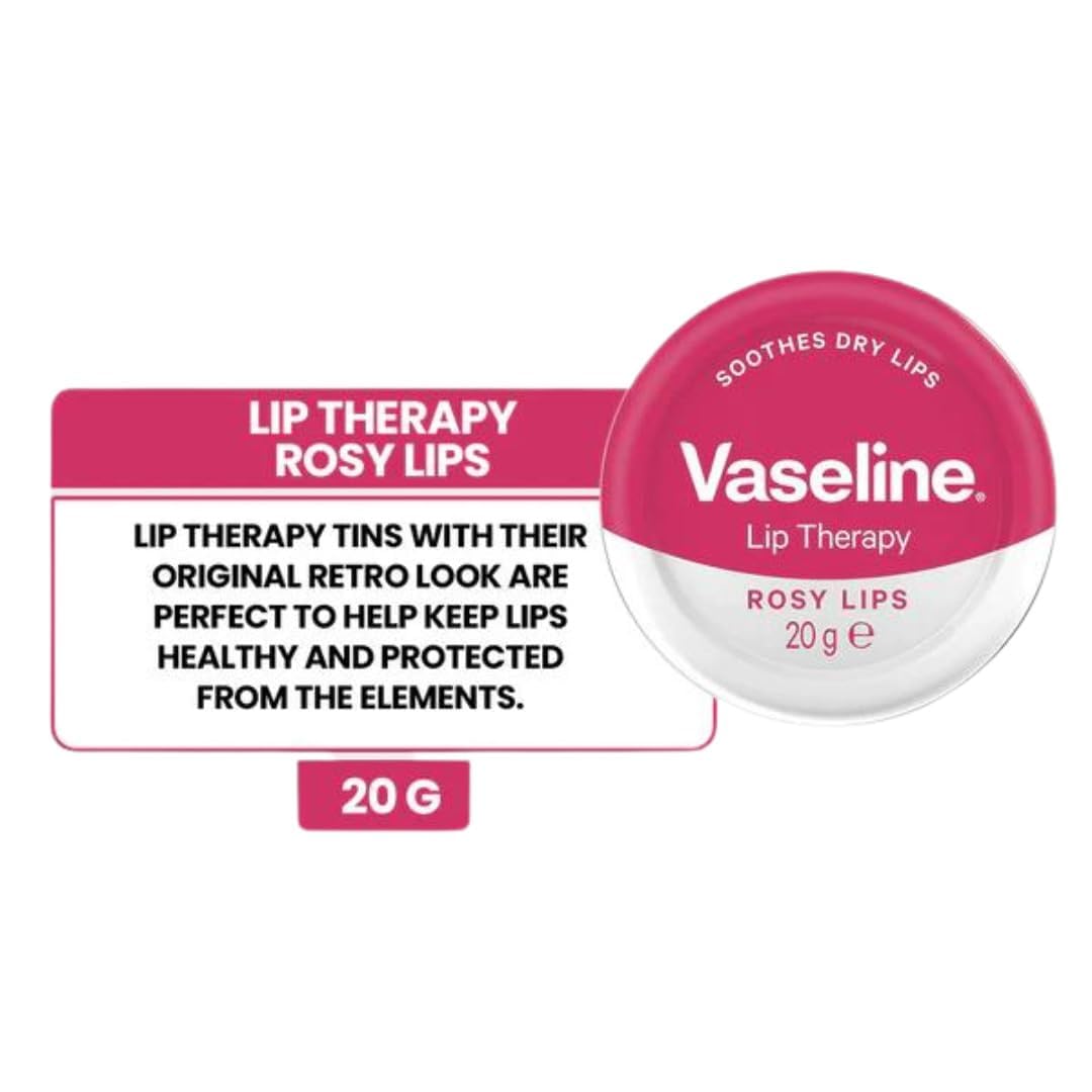 Vaseline Lip Therapy Rosy Lips with Rose and Almond Oil 20g, 1 Unit Beauty and Personal Care Vaseline