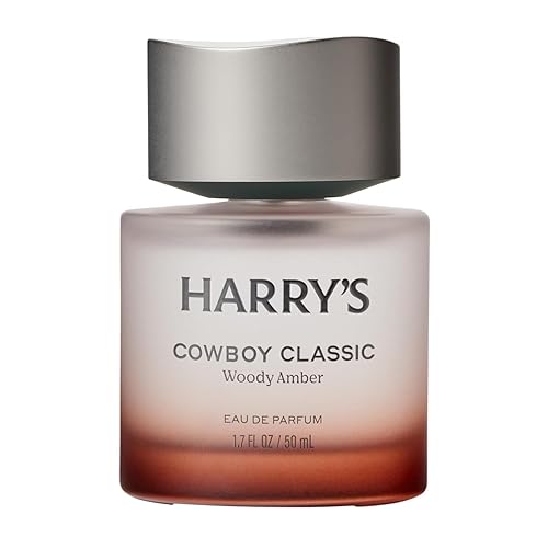 Harry's Cowboy Classic Men's Cologne - Woody Amber Scent - 1.7 fl oz - Notes of Bergamot, Cedarwood & Musk - Long-Lasting Eau de Parfum Men's Beauty & Personal Care Harry's