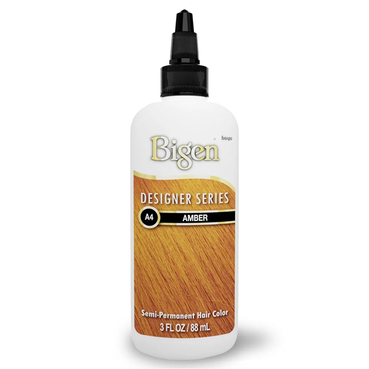 Bigen Semi Permanent Hair Color #A4 Amber, 3 oz Beauty & Personal Care Bigen
