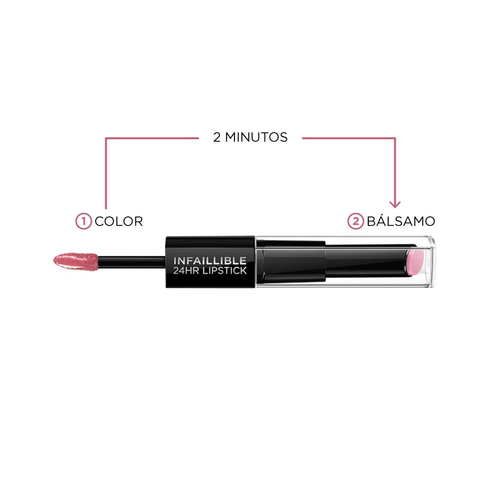 L’Oréal Paris Infallible Pro-Last Lip Color, Cherry Noir [217] 0.17 oz Beauty & Personal Care L'Oreal Paris