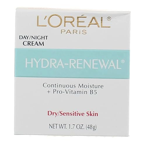L’Oreal ParisDermo-Expertise Hydra-Renewal Continuous Moisture Cream Dry/Sensitive Skin 1.70 oz (Pack of 4) Beauty & Personal Care L'Oreal Paris