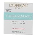 L’Oreal ParisDermo-Expertise Hydra-Renewal Continuous Moisture Cream Dry/Sensitive Skin 1.70 oz (Pack of 4) Beauty & Personal Care L'Oreal Paris