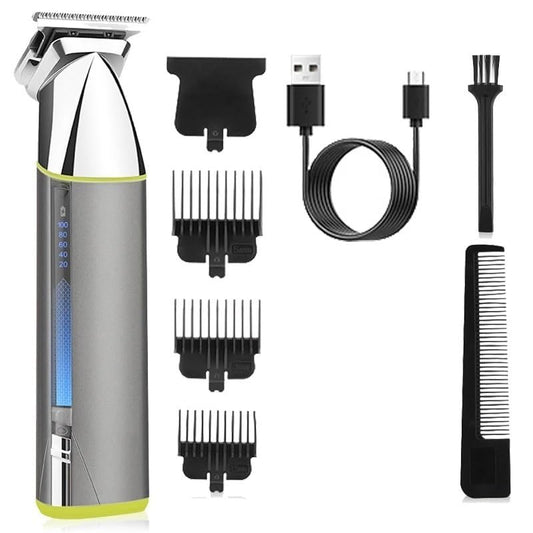 QDKVTNDJZ Hair Clippers for Men, Multifunctional Trimmer Electric Cutting Machine Digital Display Beard Haircut Beauty and Personal Care QDKVTNDJZ