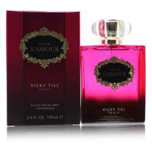 Vicky Tiel Pour L'Amour for Women Eau de Parfum Spray, Floral, 3.4 Oz Beauty & Personal Care Vicky Tiel